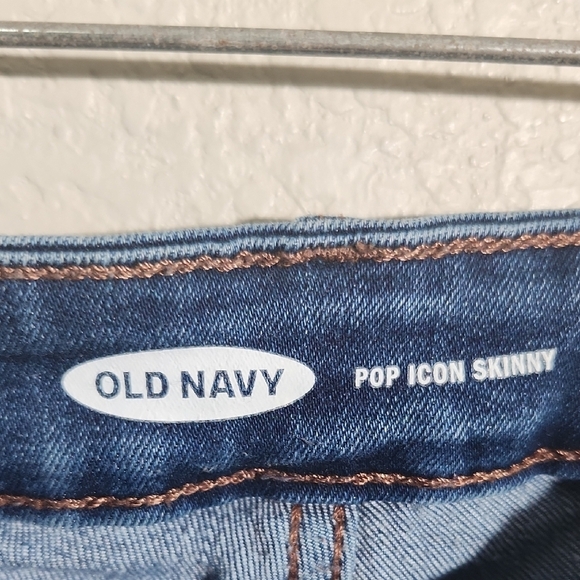 Old Navy Jeans Womens Size 8 Short Blue Pop Icon Skinny - Picture 2 of 16